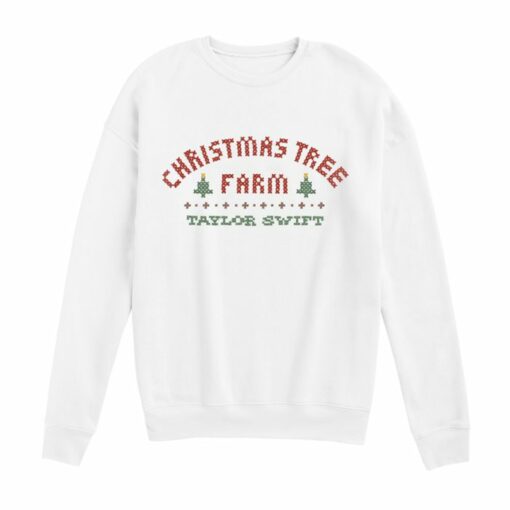 taylor swift christmas tree farm sweatshirt