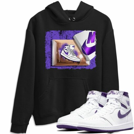 court purple hoodies