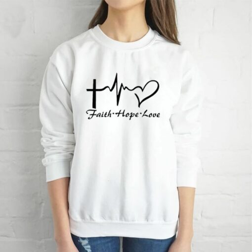 faith love hope sweatshirt