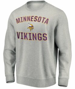 gray minnesota vikings sweatshirt