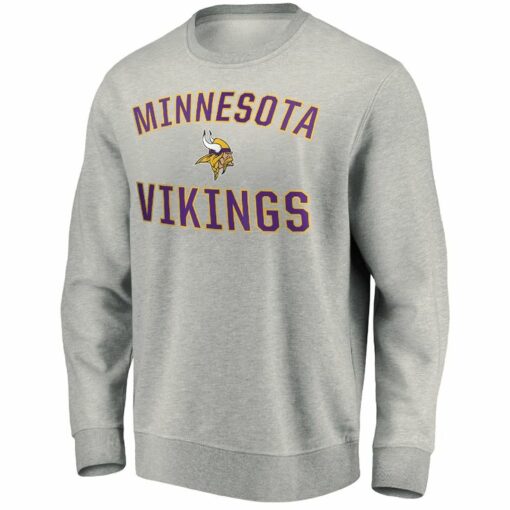 gray minnesota vikings sweatshirt