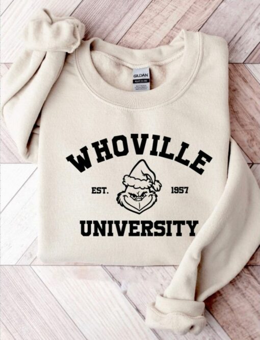 whoville university sweatshirt