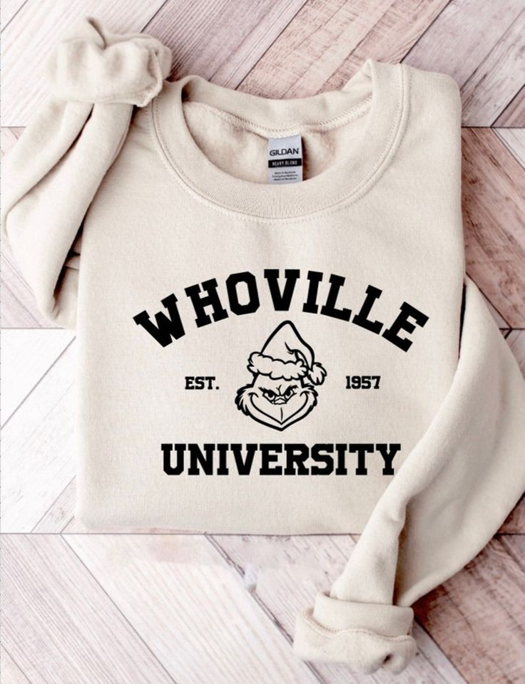 whoville university sweatshirt – Best Clothing For You