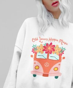 old lovers hippie music sweatshirt