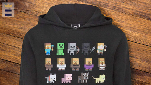 minecraft hoodie boy