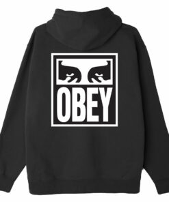 black obey hoodies