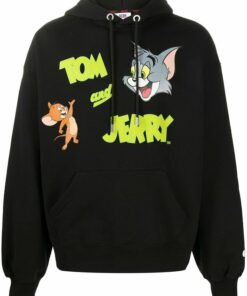 tom and jerry hoodie black