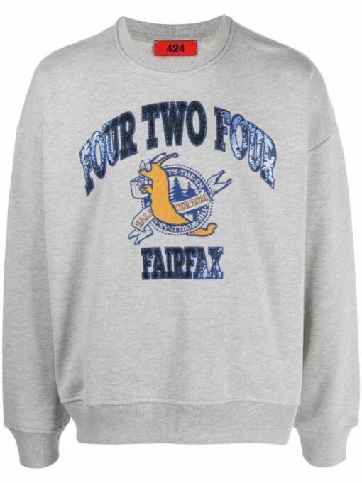 varsity style sweatshirt