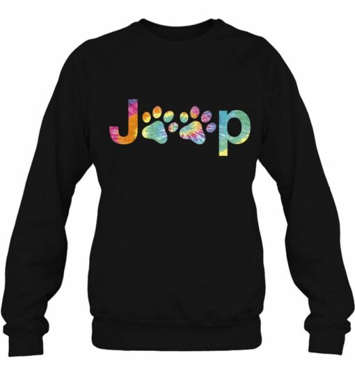 jeep paw print sweatshirt