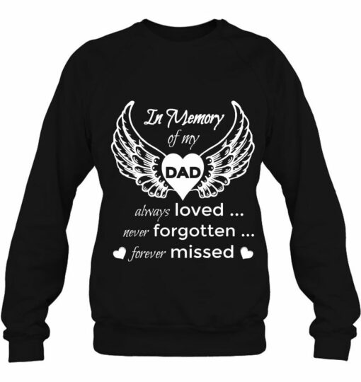 in memory of sweatshirts