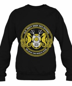 navy diver sweatshirt