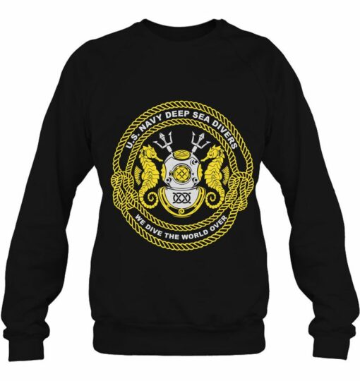 navy diver sweatshirt