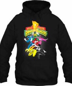 mighty morphin power rangers hoodie