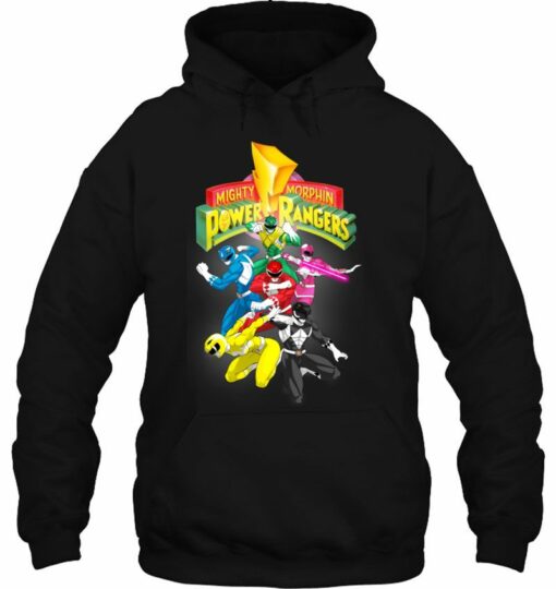 mighty morphin power rangers hoodie