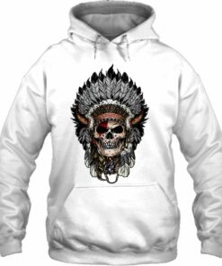 indian skull hoodie