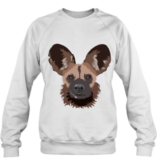 african wild dog sweatshirt