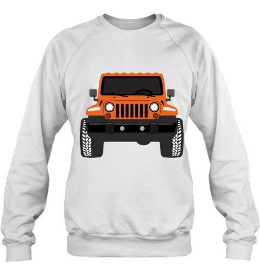 orange jeep sweatshirt