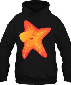 starfish orange hoodie