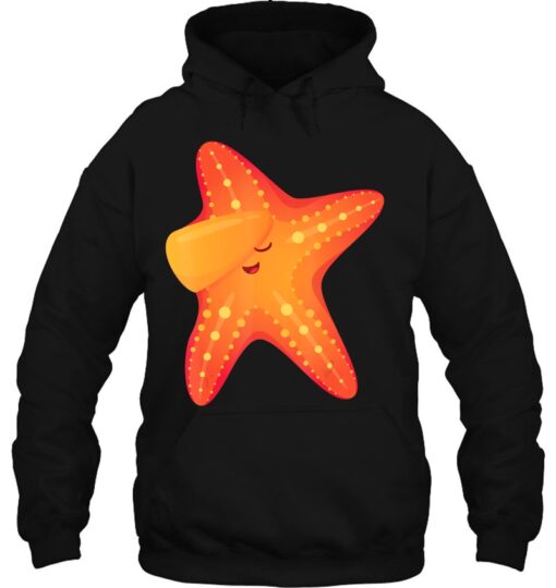 starfish orange hoodie