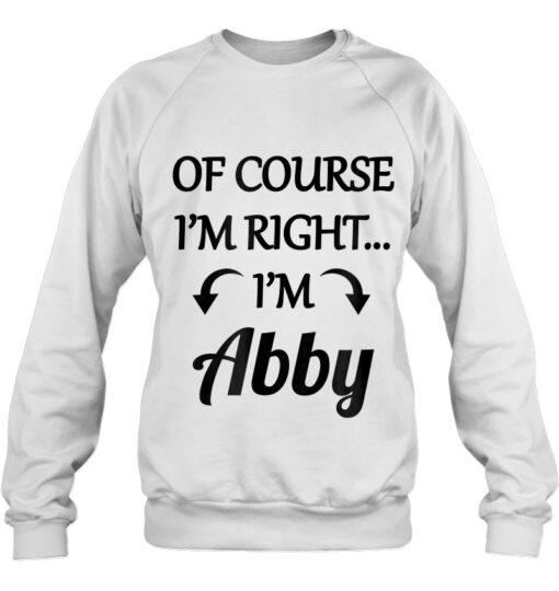 sorry im right sweatshirt