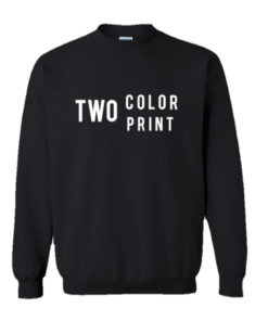 two color sweatshirt