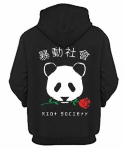 riot society panda hoodie