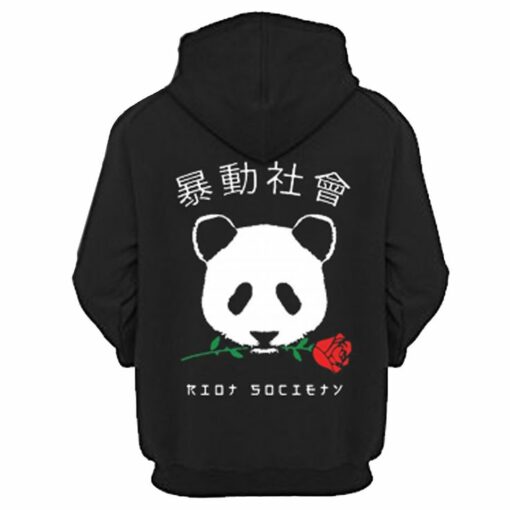 riot society panda hoodie