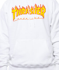 white thrasher hoodie