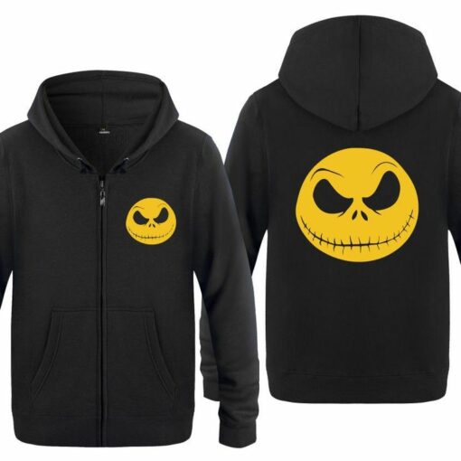 nightmare before christmas zip up hoodie