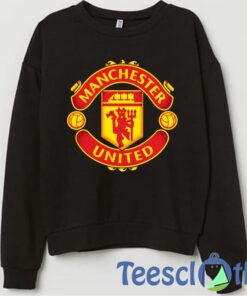 manchester united crew neck sweatshirt