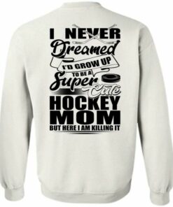 i love hockey mom sweatshirt