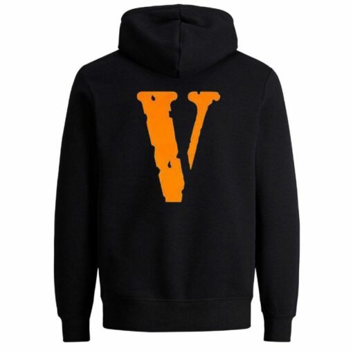 hoodie with v on the back