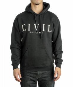 civil white hoodie