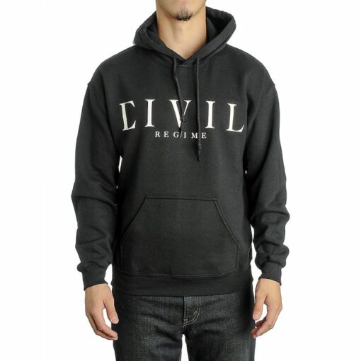 civil white hoodie