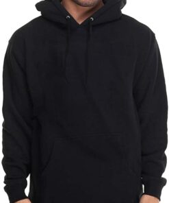 simple black hoodie