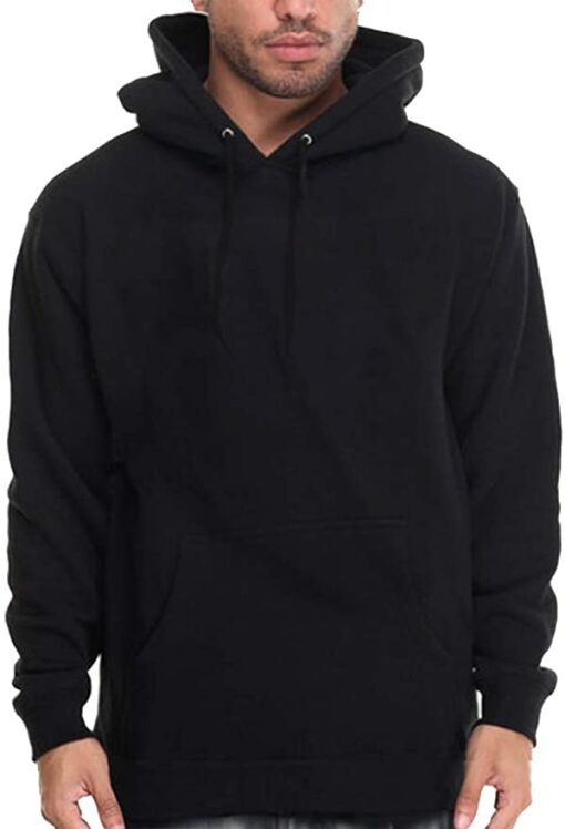 simple black hoodie