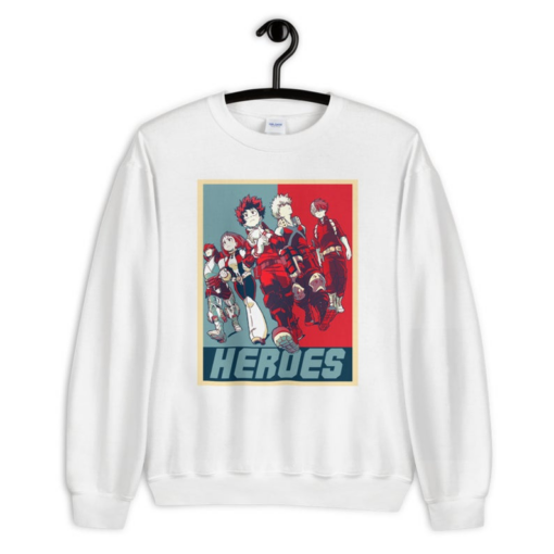 my hero academia sweatshirt