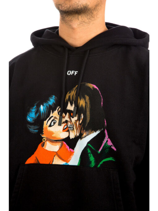 off white zombie kiss hoodie