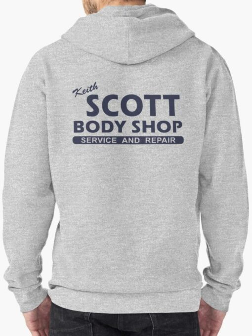 lucas scott wearing hoodie