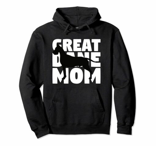 great dane mom hoodie