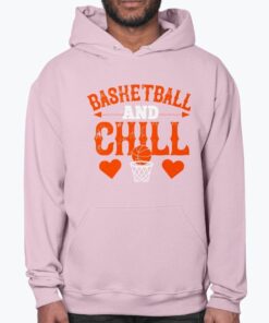 pink basketball hoodie