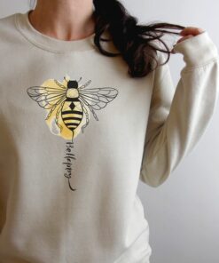 bee happy sweatshirt