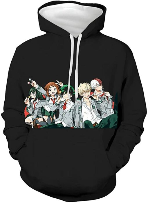 my hero academia friends hoodie