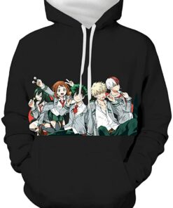 anime hoodie my hero academia