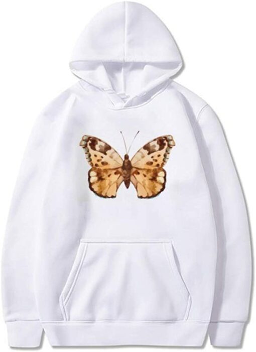 brown butterfly hoodie