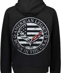 corvette zip up hoodie