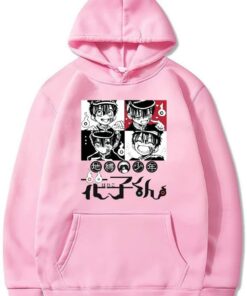 pink anime hoodie