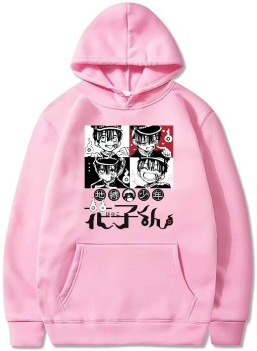 pink anime hoodie