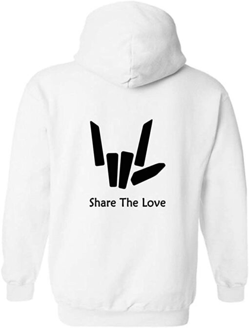 share the love hoodie