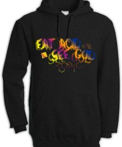 eat acid see god hoodie